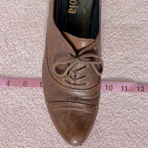 Sekoia Brown Leather Lace Up Shoes 41 - Picture 14 of 15